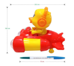 Anubhav Janni Musical Duck Toy Car for Kids with Lights Sound 360 Rotation Duck Play Spaceship Flashing Lights Toy Battery Operated (Multicolor) - Image 2