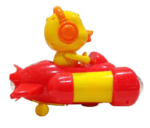 Anubhav Janni Musical Duck Toy Car for Kids with Lights Sound 360 Rotation Duck Play Spaceship Flashing Lights Toy Battery Operated (Multicolor) - Image 3