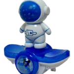 Anubhav Janni Dancing Astronaut Robot Toy for Kids 360 Rotating Space Balance Scooter with Colorful LED Lights and Music Battery Operated Walking Toy for Boys and Girls