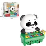 Anubhav Janni Panda Musical Toy Piano for Toddlers Educational Light Up Keyboard with Songs Animal Sounds Early Learning Boys Girls Kids (Multicolor) - Image 3