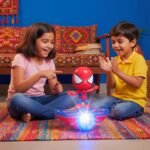 Anubhav Janni Rotating Superhero Balance Scooter Toy with LED Lights Music 360 Spinning Action Figure Electric Skateboard Interactive Bump Go Toddler Battery Operated Fun Kids Ages 3+ - Image 2