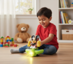 Anubhav Janni Electronic Musical Balancing Stunt Toy for Toddlers 360 Rotating Action Figure with Colorful LED Lights and Music Bump and Go Interactive Robot Toy for Boys and Girls - Image 3