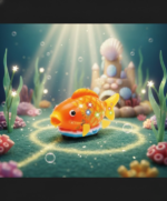 Anubhav Janni Interactive Electric Swinging Fish Toy Bump and Go Musical with Colorful LED Lights Pop Music Battery Operated Moving Kids Boys Girls (Color And Design Sent As Per Stock) - Image 3
