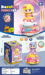 Anubhav Janni Musical Dancing Princess Toy with 360 Rotating Base Colorful LED Lights Sound Battery Operated For Girls Interactive Preschool Learning Gift (Color And Design Sent As Per Stock) - Image 6