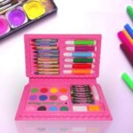 Anubhav Janni 42 Pcs Drawing Set for Kids Art with Color Box Pencil Colors Crayons Water Sketch Pens Kids Crayon Painting Paint Colour Kit (Multicolor) - Image 3