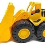 Anubhav Janni  Friction Powered Bulldozer Truck Toy for Kids Toddlers Boys Girls Push and Go Construction Vehicle Run Fast Plastic Engineering Truck Toy (Yellow)