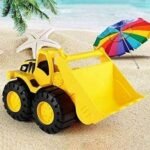 Anubhav Janni  Friction Powered Bulldozer Truck Toy for Kids Toddlers Boys Girls Push and Go Construction Vehicle Run Fast Plastic Engineering Truck Toy (Yellow) - Image 2