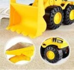 Anubhav Janni  Friction Powered Bulldozer Truck Toy for Kids Toddlers Boys Girls Push and Go Construction Vehicle Run Fast Plastic Engineering Truck Toy (Yellow) - Image 3