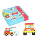 Anubhav Janni Wooden Traffic Puzzle Game Early Learning Matching Cards Educational Toy for Toddlers Style Puzzle for Above 3 Years Kids Boys Girls (Multicolor)