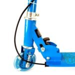 Anubhav Janni Toy Kid Set Plastic Foldable Scooter with Brake and Bell LED on Wheels Height Adjustable Runner Ride On 3 Wheeler for Boys Girls (Blue) - Image 5