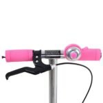 Anubhav Janni Toy Kid Set Plastic Foldable Scooter with Brake and Bell LED on Wheels Height Adjustable Runner Ride On 3 Wheeler for Boys Girls (Pink) - Image 4