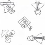 Anubhav Janni 1 Pcs Steel Wire Brain Teaser Puzzle Set Durable Metal Mind Puzzles for IQ Boosting Puzzles for Kids Adults Stress Relief Logical Thinking (Pack Of 1) (Design Sent As Per Stock) - Image 3