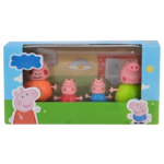 Anubhav Janni Pig Family Figurine Set 4 Pcs Playset with Pig Mummy Daddy Ideal Pretend Play Toy for Kids Ages 3+ Perfect Birthday Party Gift (Multicolor)