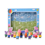 Anubhav Janni Pig Figure Set with Playset Character Toys Collection Friends and Family Theme (Pig Family Set Of 14 Pcs) (Multicolor)