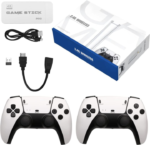Anubhav Janni Wireless Console Game Stick Built in 10000 Classic 8 Bit Games Mini Retro Controller HDMI Output Dual Player 4K Ultra HD Video Stick Output Player (Standard Edition)