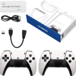 Anubhav Janni Wireless Console Game Stick Built in 10000 Classic 8 Bit Games Mini Retro Controller HDMI Output Dual Player 4K Ultra HD Video Stick Output Player (Standard Edition)