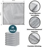 Anubhav Janni Wire Dish Cloth 25 Pack Non Scratch Wire Dishcloth Steel Scrubber for Utensils Cleaning Multipurpose Wet and Dry Cleaning - Image 2