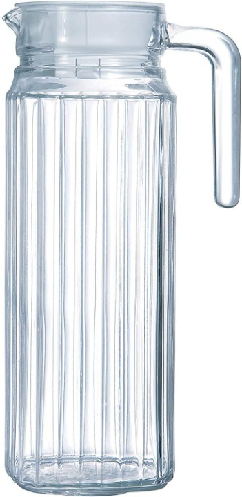 Anubhav Janni Glass Lining Water Jug 1.1 Ltr Water for Juice hot Cold Milk and Beverage Carafes Premium Jug Plastic Lid Handle Home Office Etc Best For Gifts Anubhav Janni Glass Lining Water Jug 1.1 Ltr Water for Juice hot Cold Milk and Beverage Carafes Premium Jug Plastic Lid Handle Home Office Etc Best For Gifts - Image 1