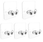 Anubhav Janni Plug Socket Hook Multi Power Plugs Holder|Transparent Waterproof Wall Hooks for Kitchen Bathroom Shower (Pack Of 10 )