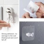 Anubhav Janni Plug Socket Hook Multi Power Plugs Holder|Transparent Waterproof Wall Hooks for Kitchen Bathroom Shower (Pack Of 10 ) - Image 3