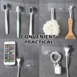 Anubhav Janni Plug Socket Hook Multi Power Plugs Holder|Transparent Waterproof Wall Hooks for Kitchen Bathroom Shower (Pack Of 10 ) - Image 5