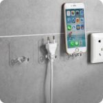 Anubhav Janni Plug Socket Hook Multi Power Plugs Holder|Transparent Waterproof Wall Hooks for Kitchen Bathroom Shower (Pack Of 10 ) - Image 8