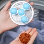 Anubhav Janni New Washing Machine Hair Removel Ball  Floating Lint Mesh Bag Net Filter Remover Pouch Catcher Laundry Pet Fur Household Reusable (Pack Of 6 Pcs) - Image 5
