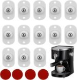 Anubhav Janni 4 PCS Mini Swivel Casters Wheels Roller Rotating Wheels for Furniture and Storage - Image 4