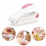 Anubhav Janni Mini Seal Machine  Food Saver Bag Sealer Heat Portable Sealing for Storage Handheld Vacuum Bags Plastic Snack Chip (Pack Of 4 Pcs) - Image 5
