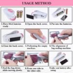 Anubhav Janni Mini Seal Machine  Food Saver Bag Sealer Heat Portable Sealing for Storage Handheld Vacuum Bags Plastic Snack Chip (Pack Of 4 Pcs) - Image 7