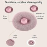 Anubhav Janni Bath Sponge Cleaning Brush With Suction Shower Loofah with Exfoliating Soft Massager and Scrubber for Men Women Babies Body Cup (Pack Of 2 Pcs) - Image 2