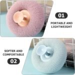 Anubhav Janni Bath Sponge Cleaning Brush With Suction Shower Loofah with Exfoliating Soft Massager and Scrubber for Men Women Babies Body Cup (Pack Of 2 Pcs) - Image 5