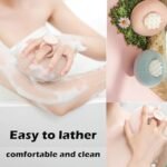 Anubhav Janni Bath Sponge Cleaning Brush With Suction Shower Loofah with Exfoliating Soft Massager and Scrubber for Men Women Babies Body Cup (Pack Of 2 Pcs) - Image 8