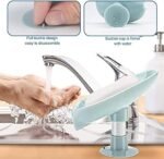 Anubhav Janni Suction Cup Soap Holder  for Bathroom Shower Sink Bathtub Leaf Shape (Pack Of 2 Pcs) - Image 5