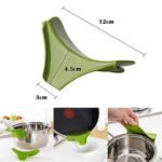Anubhav Janni Silicon Spout For Pan Bowl Clip On Silicone Pots And Pans Universal Fit Heat Resistant Anti Spill Pouring Nozzle Safe Soup Sauce Transfer Easy To Clean Non Slip (Pack Of 1 Pcs) - Image 3