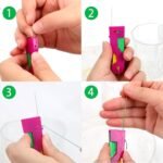 Anubhav Janni Needle Threading Device  Blue World Automatic Device Self Hand Needle Plastic Threader Thread Guide Device Solve Problem Easy Use and Carry (Pack Of 3 Pcs) - Image 5