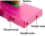 Anubhav Janni Needle Threading Device  Blue World Automatic Device Self Hand Needle Plastic Threader Thread Guide Device Solve Problem Easy Use and Carry (Pack Of 3 Pcs) - Image 8