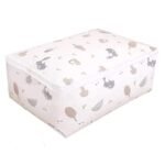 Anubhav Janni Blankets Storage Bag  Waterproof Storage Bag Printed Square Organizer for Blankets Clothes Moisture Proof Dust-Proof Washable Storage Solution (Pack OF 4 Pcs)