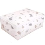 Anubhav Janni Blankets Storage Bag  Waterproof Storage Bag Printed Square Organizer for Blankets Clothes Moisture Proof Dust-Proof Washable Storage Solution (Pack OF 4 Pcs)