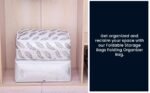 Anubhav Janni Blankets Storage Bag  Waterproof Storage Bag Printed Square Organizer for Blankets Clothes Moisture Proof Dust-Proof Washable Storage Solution (Pack OF 4 Pcs) - Image 5