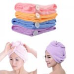 Anubhav Janni Hair Wrap Towel  for Women-Quick Drying Microfiber with Elastic Loop Tying Super Absorbent Head Towels Ladies Turban (Pack Of 1 Pcs) - Image 4