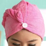 Anubhav Janni Hair Wrap Towel  for Women-Quick Drying Microfiber with Elastic Loop Tying Super Absorbent Head Towels Ladies Turban (Pack Of 1 Pcs) - Image 6