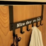 Anubhav Janni Nice Day Hook Hanger  Clothes Hanging  Printed Plate  Multi Functional Steel Over The Door Organizer Wall Rack for Room Kitchen Bathroom (Pack OF 1 Pcs) - Image 2