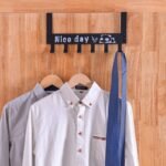 Anubhav Janni Nice Day Hook Hanger  Clothes Hanging  Printed Plate  Multi Functional Steel Over The Door Organizer Wall Rack for Room Kitchen Bathroom (Pack OF 1 Pcs) - Image 5