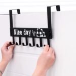 Anubhav Janni Nice Day Hook Hanger  Clothes Hanging  Printed Plate  Multi Functional Steel Over The Door Organizer Wall Rack for Room Kitchen Bathroom (Pack OF 1 Pcs) - Image 9