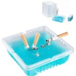 Anubhav Janni Disposable Smokeless Cigarette Ashtray Including Sand Cleaner  Portable Ashtray Air Purifier Smoke Sand Indoor and Odorless Cleaning Car Mud for Home Office Hotel (Pack Of 2 Pcs)