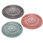 Anubhav Janni Silicone Hair Catcher Drain Filter Stopper  Catcher Durable for Shower Cover Bathroom Tub Strainer to Catch and Clean Suit Bathtub (Pack Of 2 Pcs)