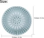 Anubhav Janni Silicone Hair Catcher Drain Filter Stopper  Catcher Durable for Shower Cover Bathroom Tub Strainer to Catch and Clean Suit Bathtub (Pack Of 2 Pcs) - Image 3