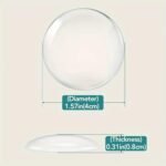 Anubhav Janni Silicone Wall Protector Rubber Pack of 6 Clear Door Bumper Stopper Protector Self Adhesive Handle Knob Shield Guard - Image 9