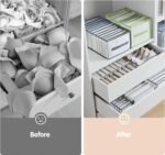 Anubhav Janni 7 Grid Folding Clothes Organizer Wardobe  Wardrobe with Grids Mesh Storage Box for Jeans T shirts  More Washable Closet Drawer Separator Bedroom Organization (Pack Of 2 Pcs) - Image 8
